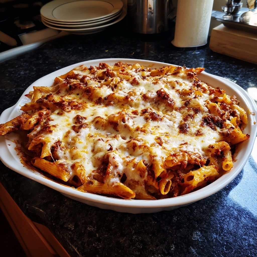 Baked Ziti With Ricotta