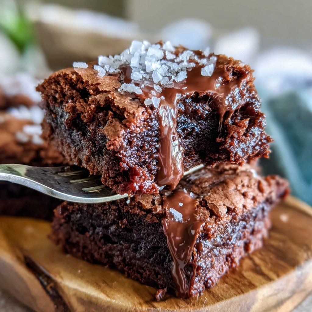 Thick Chocolate Brownie Squares