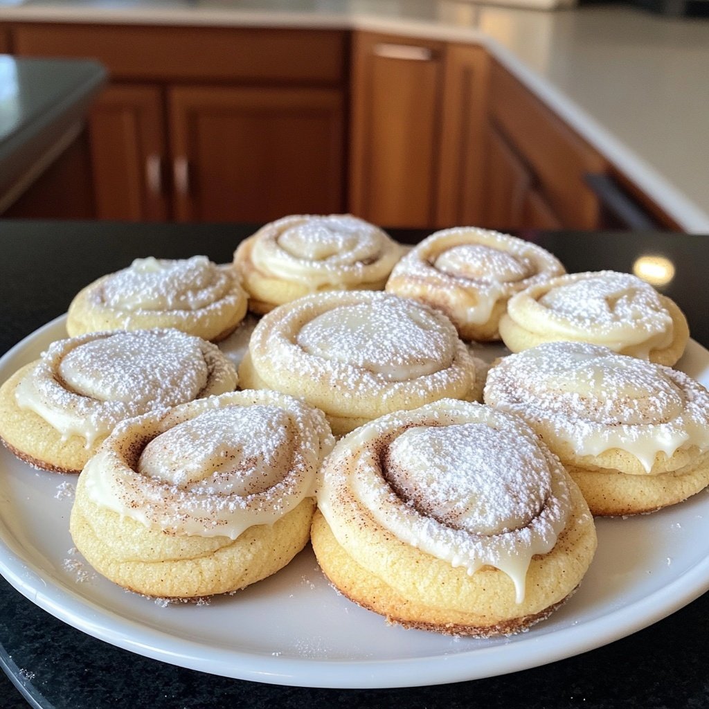 Soft and Chewy Cinnamon Roll Sugar Cookies