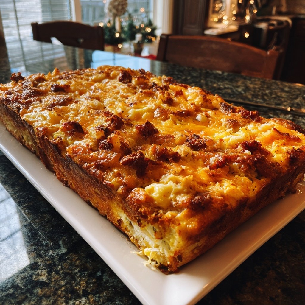 Breakfast Casserole With Eggs And Cheese