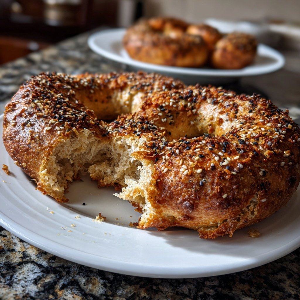 Protein Bagels With Whole Wheat Flour