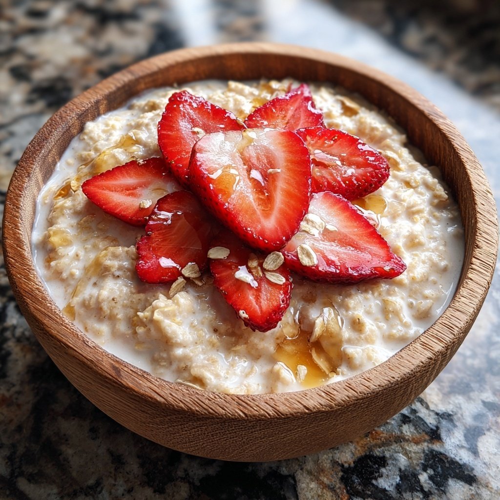 Strawberry Vanilla Protein Oats