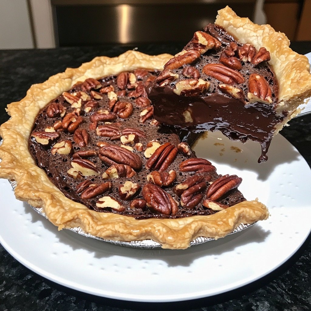 Rich & Decadent Texas Chocolate Pecan Pie (Homemade!)