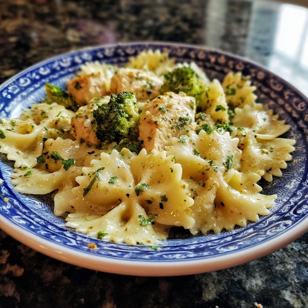 Bow Tie Pasta With Chicken And Broccoli