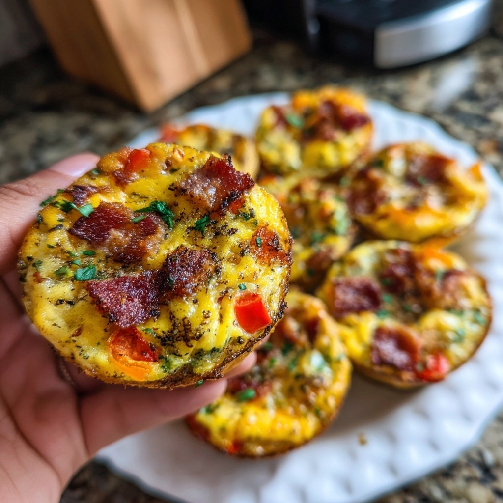 Keto Breakfast Egg Muffins With Bacon