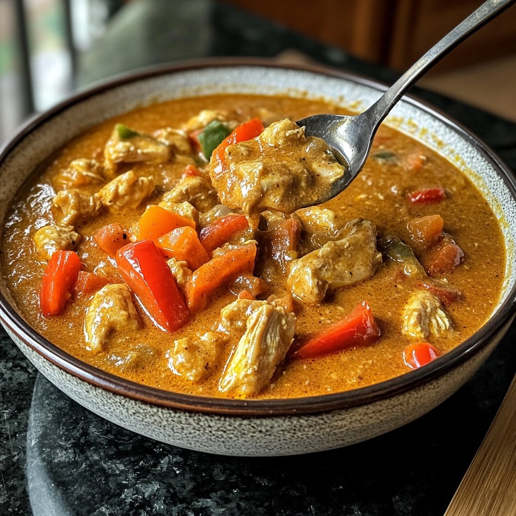 Creamy Slow Cooker Chicken Curry