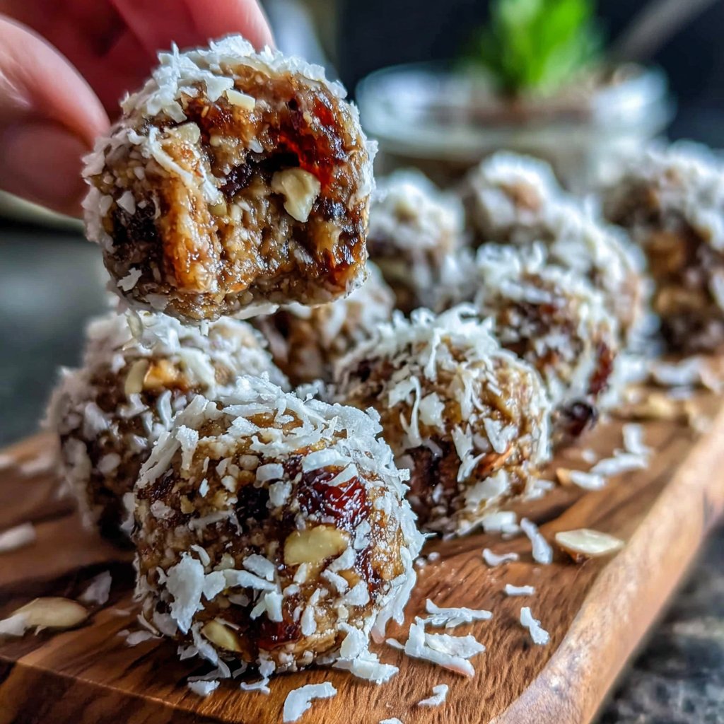 Healthy Peanut Date Snack Bites