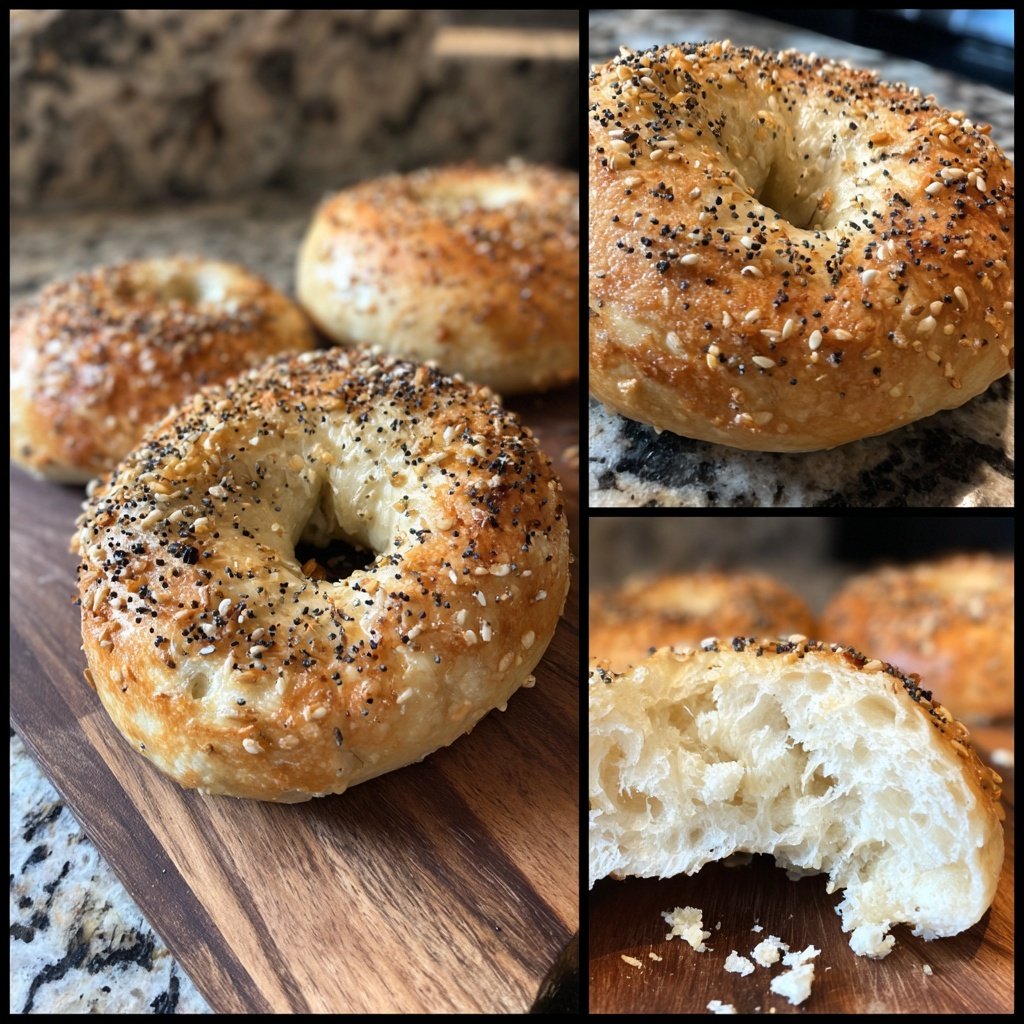 Soft Bagels Made With Greek Yogurt